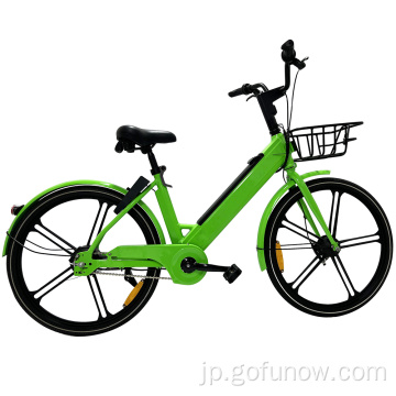 レンタルドックレスGPSアプリ機能電動自転車の共有